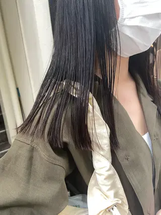 セミロング nico🏁 rihoのヘアスタイル