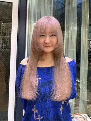 ロング TICK-TOCK Torwest所属・デザインカラー/中性 ウルフ/mitsuのヘアスタイル