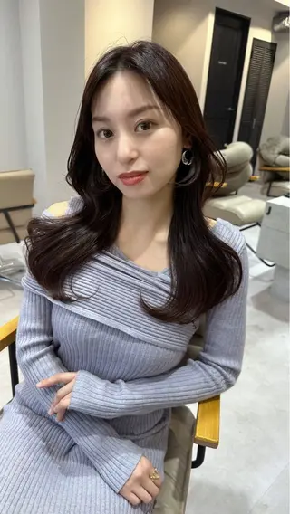 ロング カラー ヘアアレンジ topstylist 芳賀みなみのヘアスタイル