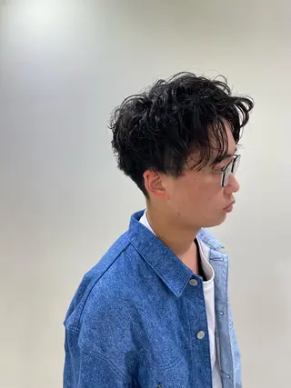 ミディアム 齋藤 大晟のヘアスタイル