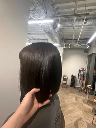 カラー LUVISM万代 佐藤里咲/新潟万代のヘアスタイル