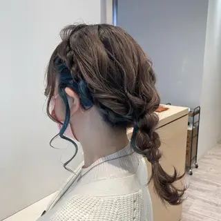 ミディアム ヘアアレンジ octo所属・梅澤 杏菜のヘアスタイル