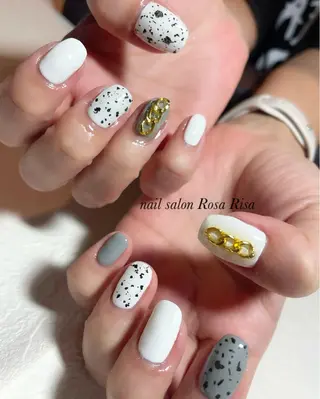 ショート ネイル ネイルスタジオ シェイクユアハンズのネイルデザイン