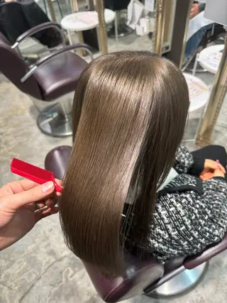 ミディアム カラー AMRITA所属・men'sｶｯﾄ ﾊﾟｰﾏ🫧ｼｵﾝのヘアスタイル