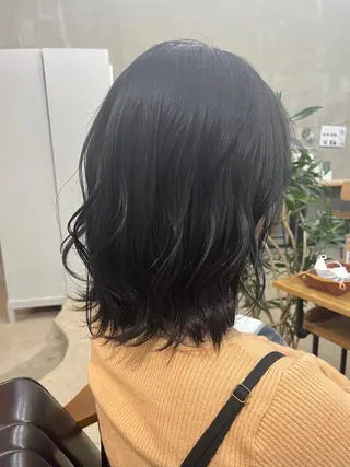 ミディアム 坂本 かのんのヘアスタイル