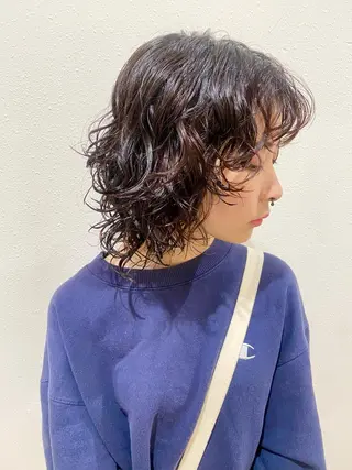 ミディアム ハイトーンカラー🍑 心斎橋のヘアスタイル