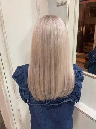 ミディアム カラー RUKA 美容院×ネイリストのネイルデザイン