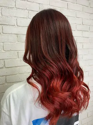 ロング u n aのヘアスタイル