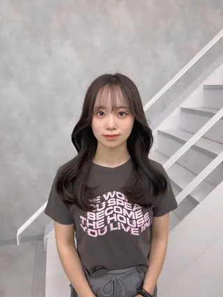 ロング カラー MAEUL NAGOYA所属・⛓韓国IDOLヘア 🥀🖤/あいりのヘアスタイル