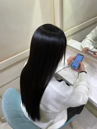 ロング 🟠髪質改善縮毛矯正 刑部一哉🟠のヘアスタイル