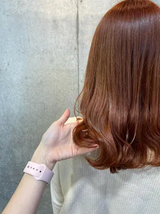 ミディアム カラー 暗髪/艶髪/Ono .のヘアスタイル