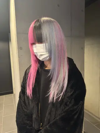 ロング カラー レイヤー/ ブリーチ/だいちのヘアスタイル