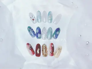 ミディアム nail salon +A所属・Nail Salon +Aのネイルデザイン