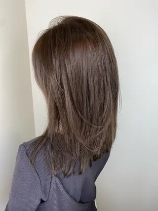 ミディアム LandS barber &beauty所属・髪質改善特化 長澤友哉のヘアスタイル