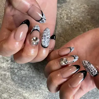 ネイル 【やり放題専門店】 スカルプ&長さ出しのネイルデザイン