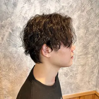 パーマ メンズ アグヘアーシータ所属・🤩メンズカット/ パーマ山本🤩のヘアスタイル