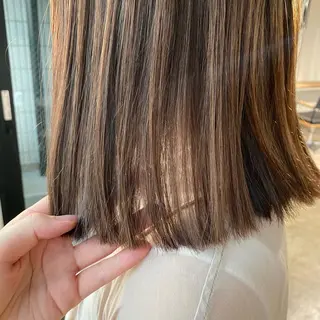 ミディアム カラー 🌼透明感艶カラー オリーブ🌼河村咲のヘアスタイル