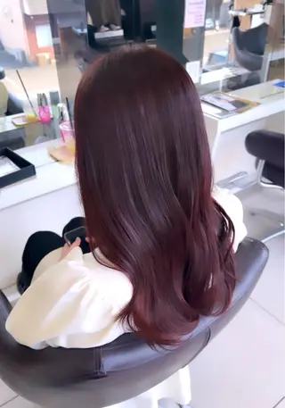 セミロング Happiness王寺所属・髪質改善カラー 🫧萩原のヘアスタイル