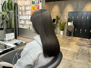 セミロング カラー 🌷艶感カラー🌷 富施 優花のヘアスタイル