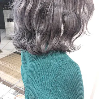 セミロング カラー 韓国風ヘア♡ runaのヘアスタイル