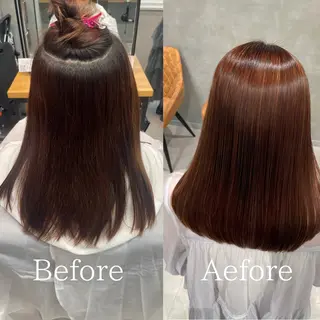 ミディアム charm《銀座》 ヘアセット/縮毛矯正のヘアスタイル