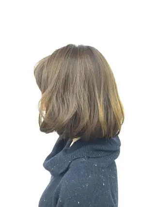 ミディアム カラー 岩崎 裕司のヘアスタイル
