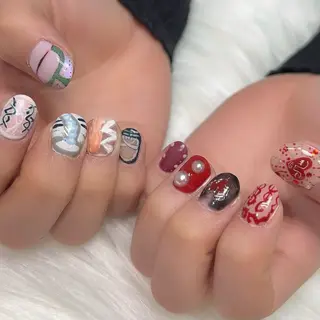 ネイル 【Yappy🌈】 💖P-tanaのネイルデザイン