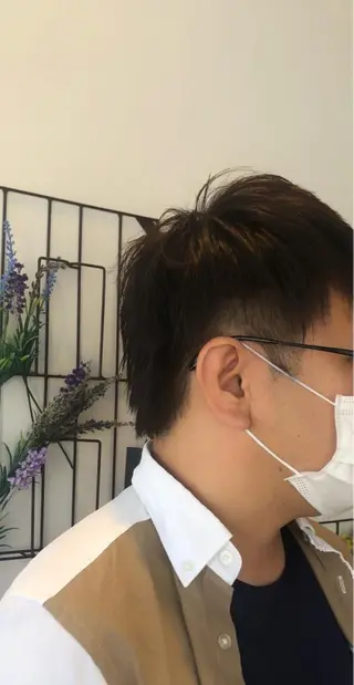 カラー メンズ 坂田 優子のヘアスタイル