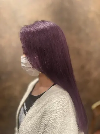 ロング ブリーチ＆縮毛矯正 🧸tomoki🧸のヘアスタイル