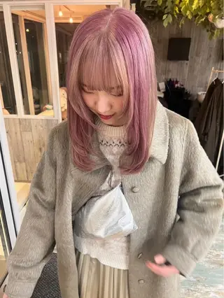 ロング albero🧸 🌳鈴木遥菜のヘアスタイル