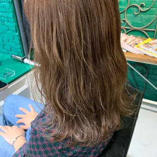 セミロング カラー "小顔カット" Fuko.のヘアスタイル