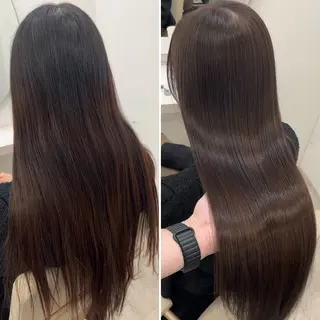 ロング 髪質改善/縮毛矯正 梅田茶屋町/西尾祐作のヘアスタイル
