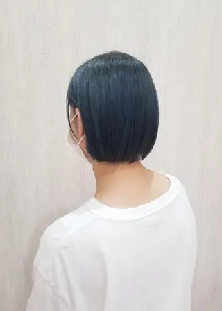 ショート カラー 顔周りレイヤーカット 髪質改善代表西村功平のヘアスタイル