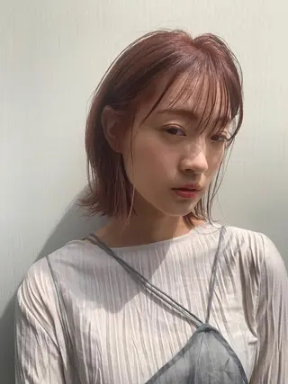 ショート カラー パーマ ヘアアレンジ メンズ キッズ マツエク・マツパ SALOWIN梅田茶屋町店所属・ウルフレイヤーカット /チヒロのヘアスタイル