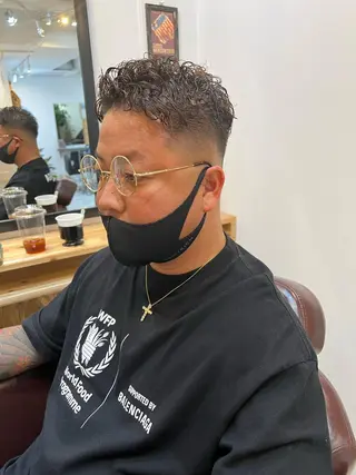 ショート パーマ メンズ Naya Takumaのヘアスタイル