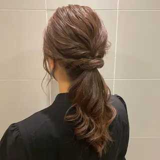 ロング ヘアアレンジ T Ayaのヘアスタイル