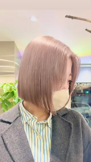 ミディアム カラー メンズ/ボブ/パーマ /くるみのマツエク・マツパデザイン