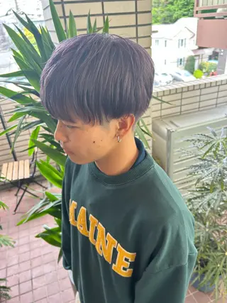 メンズ 艶カラー/レイヤー /メンズ/マツエクのヘアスタイル