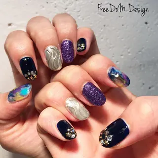 ネイル ＦreeDoＭ   Design所属・W KUMIのネイルデザイン