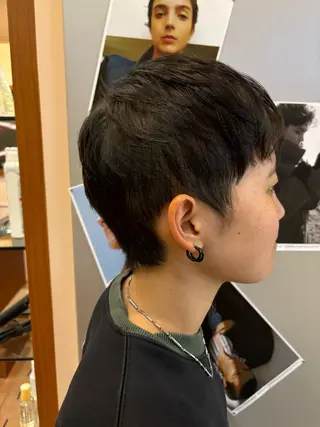 ショート カラー 髪師kenjiro所属・⭐️五十嵐 未悠⭐️のヘアスタイル