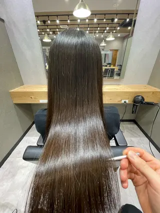 ロング 縮毛矯正 平賀　凌のヘアスタイル
