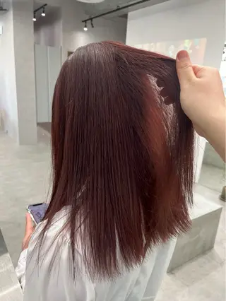 ロング カラー 🫧ワンカラー🫧 えりかのヘアスタイル