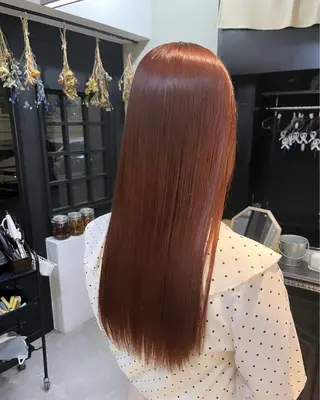 ロング ツヤ髪縮毛矯正 🩶manamiのヘアスタイル