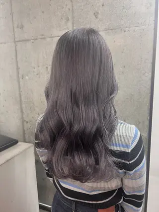 ロング カラー 透明感カラー ✨ 韓国艶髪💗菅原のヘアスタイル