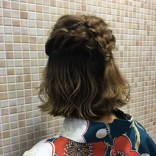 ヘアアレンジ インナーカラー🧸 suzunaのヘアスタイル