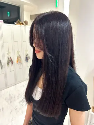 ロング カラー MONA HARUNAのヘアスタイル