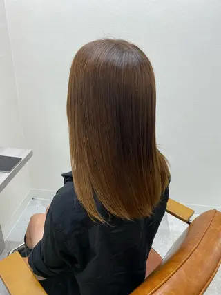 セミロング カラー 🍓小野 紗由美🍓のヘアスタイル