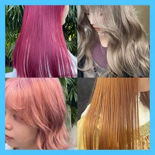 セミロング カラー 🎀 原宿/ブリーチ 🎀　♡Reina♡のヘアスタイル