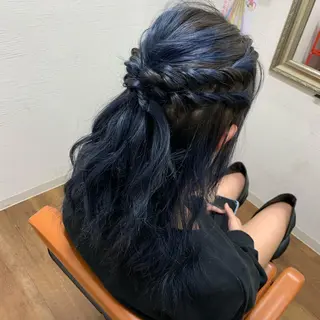 ミディアム ヘアアレンジ 🎀モテ髪ﾐﾙｸﾃｨ ｰ🎀yasunaのヘアスタイル