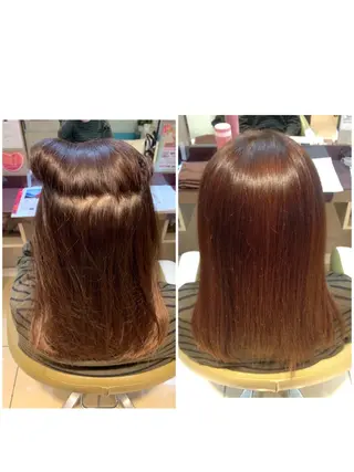 ロング 大島 裕也のヘアスタイル